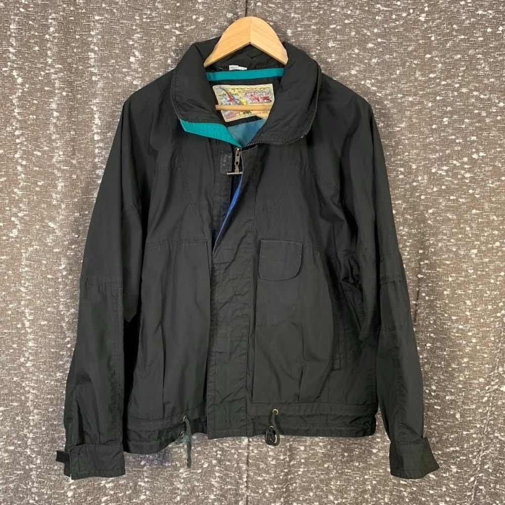 Vtg 90s Mighty Mac Sailing Windbreaker Jacket Sz L Gorpcore 80s Hike‎ Camp Y2K